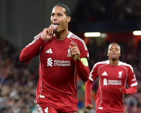 Van Dijk scores dramatic victory in clash with Spanish giants